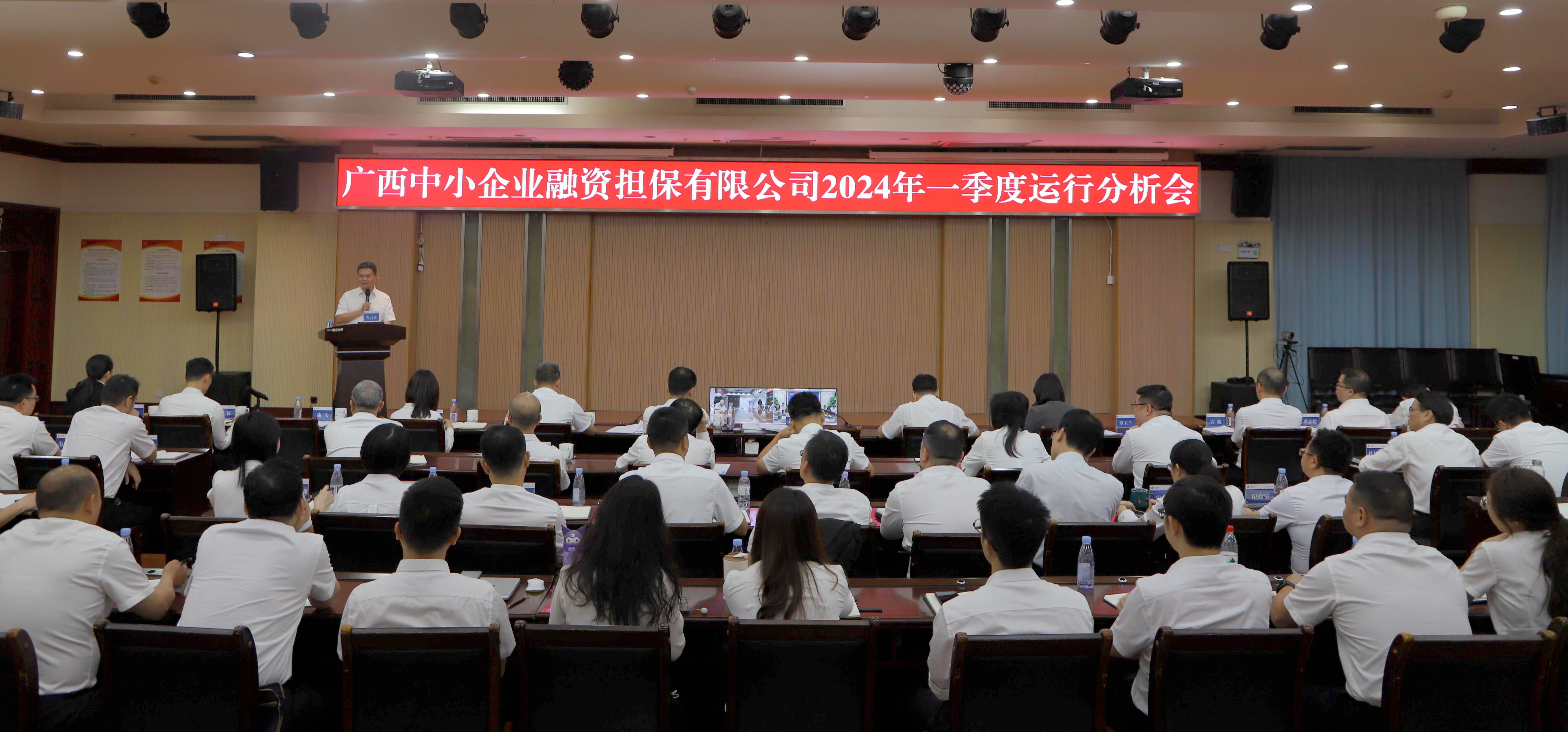 【落實(shí)落細(xì)落地，全力攻堅(jiān)“雙過半”】中小擔(dān)保召開2024年一季度運(yùn)行分析會(huì)